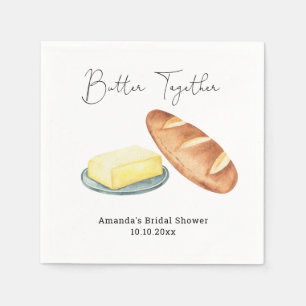 Butter Together Bridal Shower Napkin