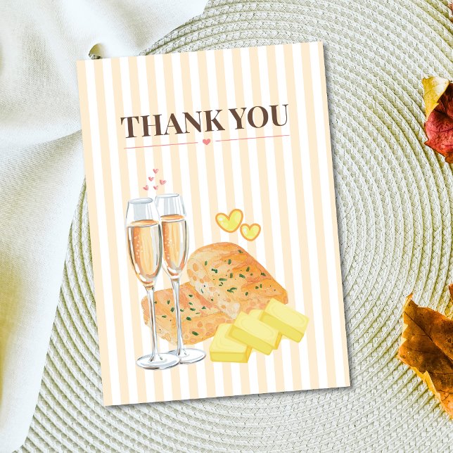 Butter Together Bridal Shower Thank You Card  (Creator Uploaded)
