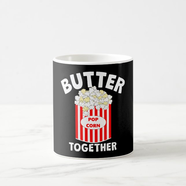 BUTTER Together Movie Popcorn Coffee Mug (Center)