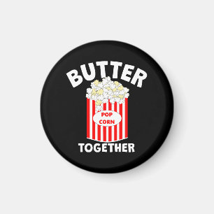 BUTTER Together Movie Popcorn Magnet