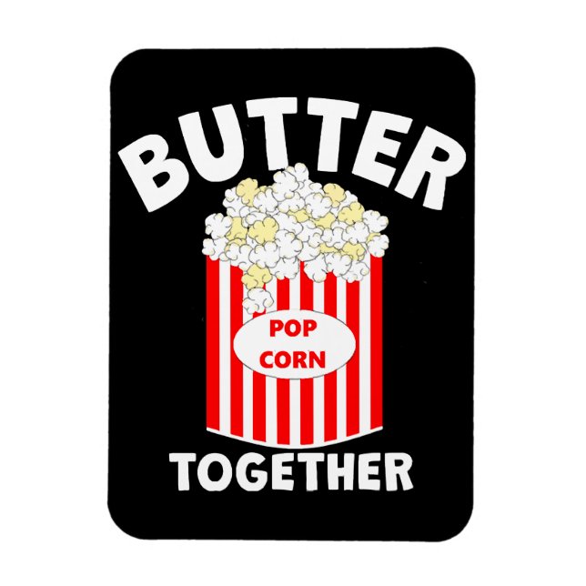 BUTTER Together Movie Popcorn Magnet (Vertical)