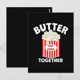 BUTTER Together Movie Popcorn Postcard