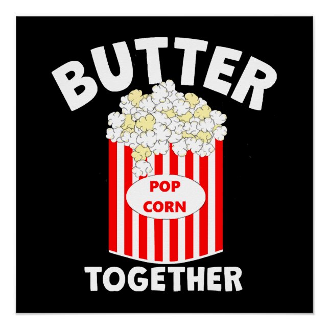 BUTTER Together Movie Popcorn Poster (Front)