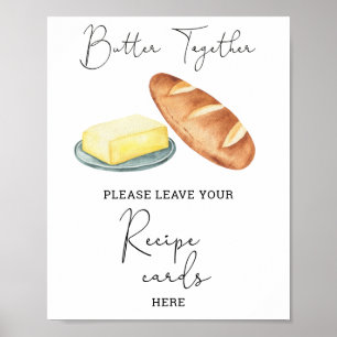Butter Together - Your recipe card here Poster