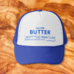 Butter  trucker hat<br><div class="desc">Add a fun and quirky accessory to your outfit with our Butter Trucker Hat. This hat features a playful design of a stick of butter, perfect for adding a touch of humour to your style. Whether you're out running errands, heading to the beach, or just want to make a statement,...</div>