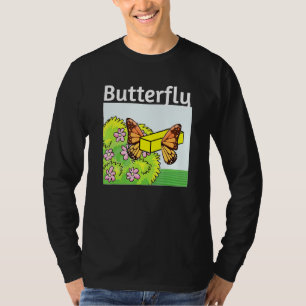 Butter Up Butterfly And Fry Out Of The Cocoon Over T-Shirt
