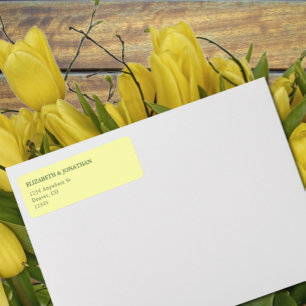 Butter Yellow and Sage Minimalist Wedding