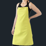 Butter Yellow Apron<br><div class="desc">Known for its warm tone,  buttery shades of yellow add instant cheer and a sense of comfort to any space,  while easily complementing other hues. An inviting neutral that sits between pale yellow and creamy off-white,  it can be used in both traditional and modern designs.</div>