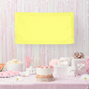Butter Yellow Banner