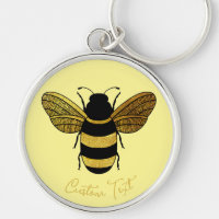 BUTTER YELLOW BLACK GOLD BUMBLEBEE INSECT BEE