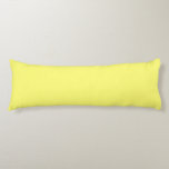 Butter Yellow Body Cushion<br><div class="desc">Known for its warm tone,  buttery shades of yellow add instant cheer and a sense of comfort to any space,  while easily complementing other hues. An inviting neutral that sits between pale yellow and creamy off-white,  it can be used in both traditional and modern designs.</div>