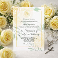 Butter Yellow Boho Chic Roses Catholic Wedding