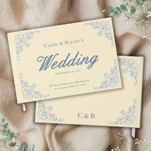 Butter Yellow Fairytale Wedding Guest Book