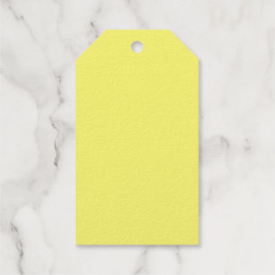 Butter Yellow Gift Tags