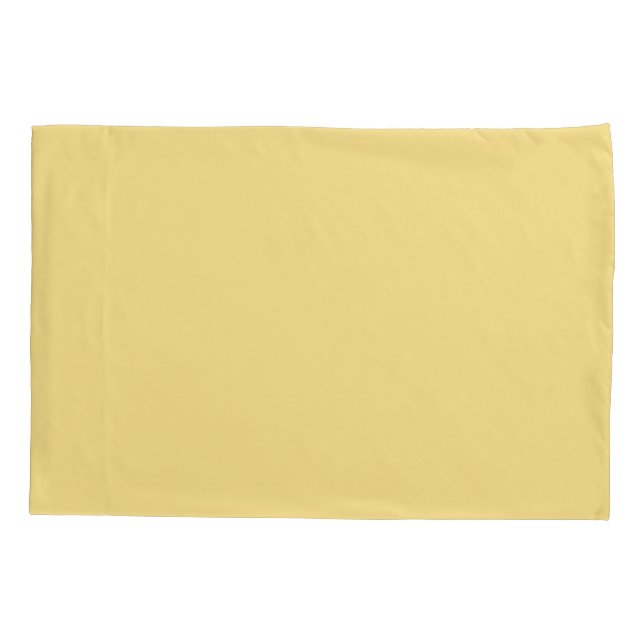 Butter Yellow Pillowcase (Back)