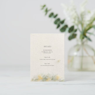 Butter Yellow Sage Garden Details Card