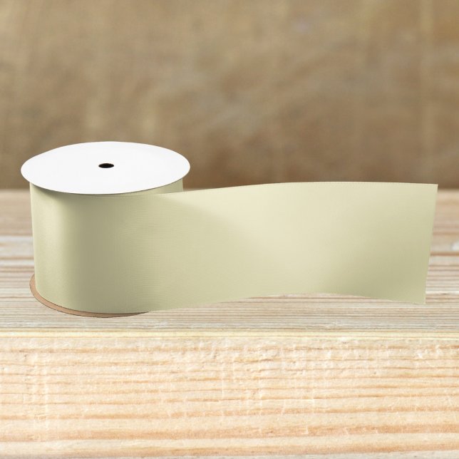 Butter Yellow Solid Color Satin Ribbon (Creator Uploaded)