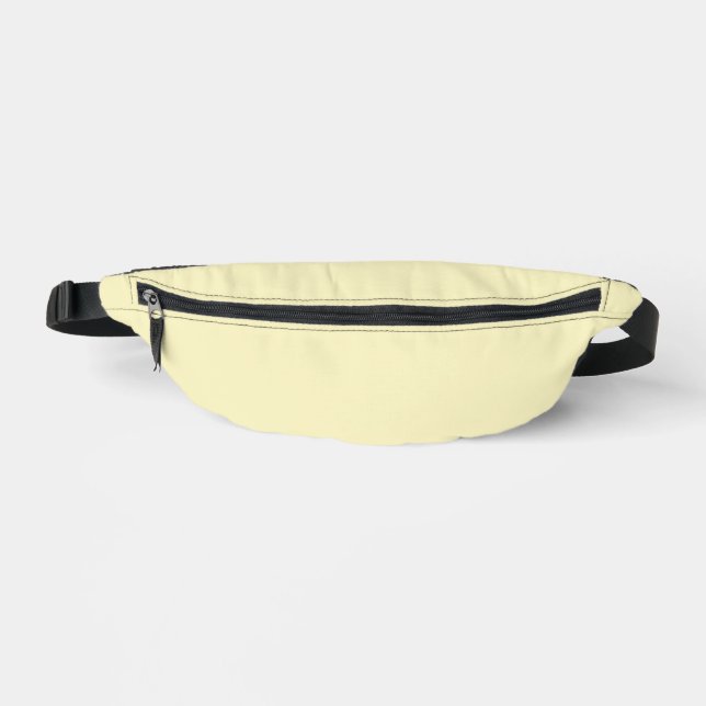 Butter Yellow Solid Colour Bum Bags (Front)