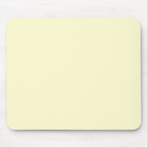 Butter Yellow Solid Colour   Classic Elegant Mouse Pad