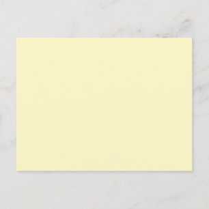 Butter Yellow Solid Colour Postcard