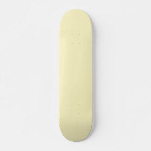 Butter Yellow Solid Colour Skateboard