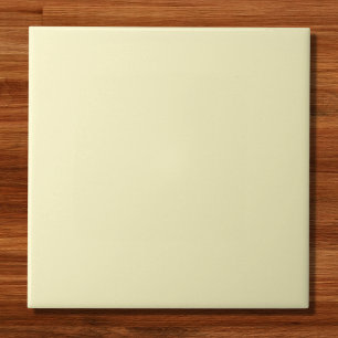 Butter Yellow Solid Colour Tile