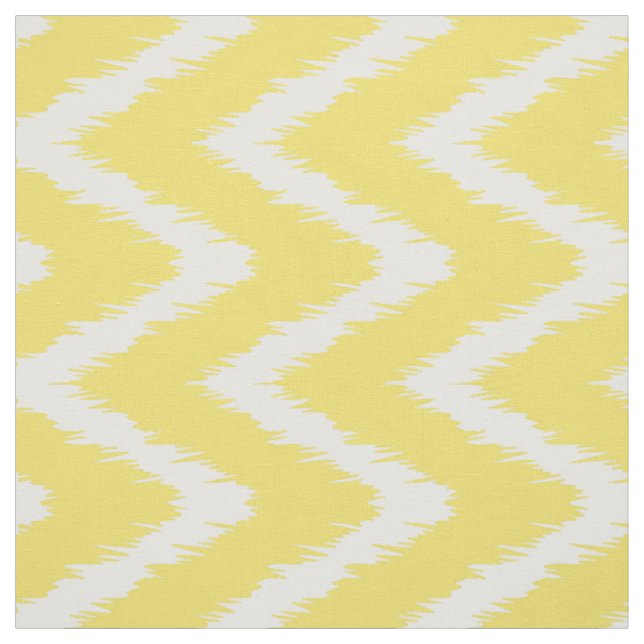 Butter Yellow Southern Cottage Chevrons Fabric (Swatch)