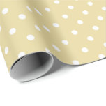 Butter Yellow | White Polka Dot Wrapping Paper<br><div class="desc">This classic polka dot gift wrapping paper is perfect for your gifting needs! Wrap a birthday gift, baby shower gift, bridal shower gift, wedding gift, or gift for any other special occasion. It's also a wonderful choice for wrapping paper crafts : wrapping paper envelopes, wrapping paper bunting, wrapping streamers or...</div>