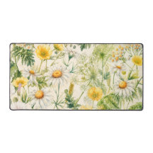  Butter Yellow Wildflower Botanical Watercolor  