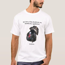 Butterbean the turkey loves vegetarians T-Shirt