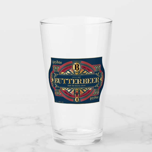 BUTTERBEER™ Horizontal Logo Glass (Front)