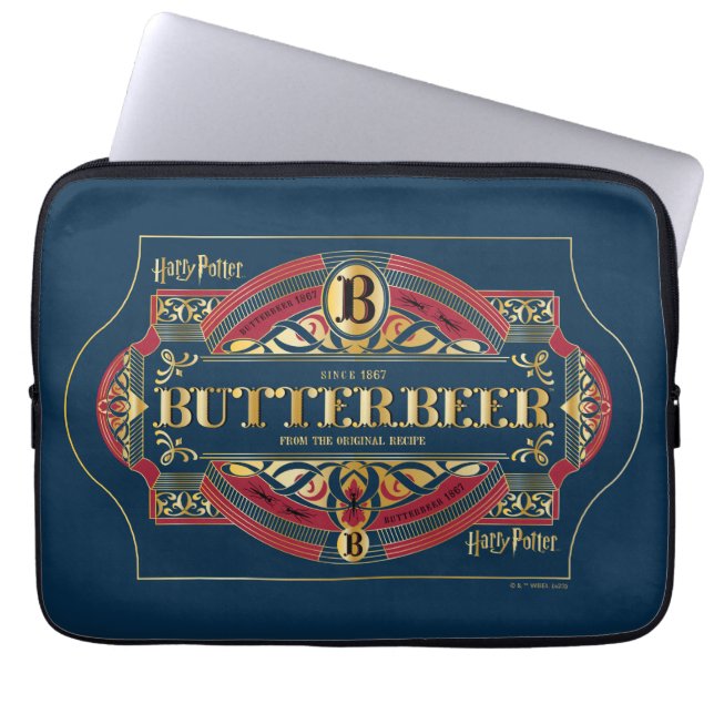 BUTTERBEER™ Horizontal Logo Laptop Sleeve (Front)