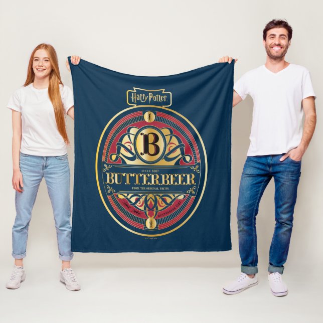 BUTTERBEER™ Vertical Logo Fleece Blanket (In Situ)