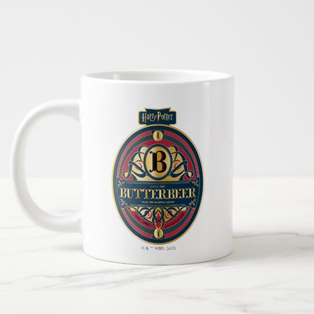 BUTTERBEER™ Vertical Logo Large Coffee Mug (Left)