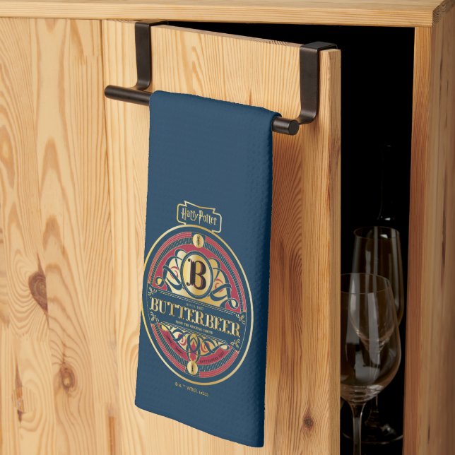 BUTTERBEER™ Vertical Logo Tea Towel (Thirds Fold)