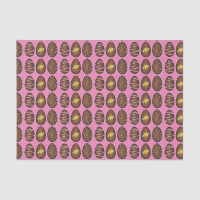 Buttercream Easter Egg Chocolate Eggs Candy Tissue Paper (Front)