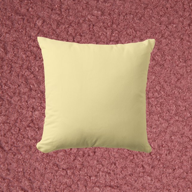 Buttercream Solid Colour Cushion (Creator Uploaded)