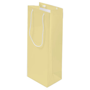 Buttercream Solid Colour Wine Gift Bag