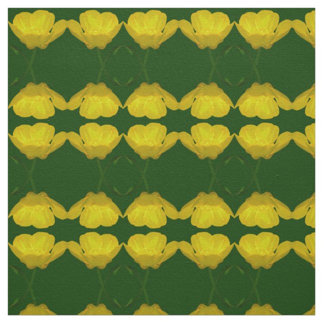 Buttercup Fabric Spring Buttercup Fabrics Textiles (Swatch)