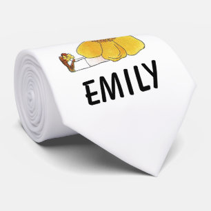 Buttercup Flower Child Funny Cute Little Girl Tie