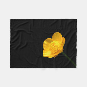 Buttercup Flower fbcn Fleece Blanket