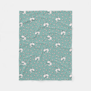 Buttercup Flower Fleece Blanket