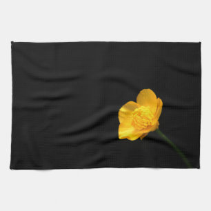 Buttercup Flower ktcnm Tea Towel