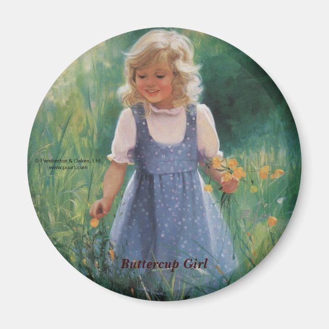 Buttercup Girl Magnet (Front)