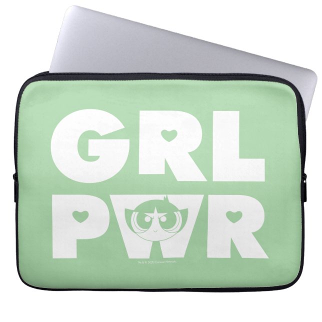 Buttercup: Girl Power Laptop Sleeve (Front)