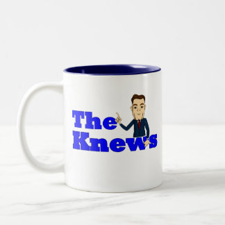 "ButterCup" Knews coffee mug! Two-Tone Coffee Mug