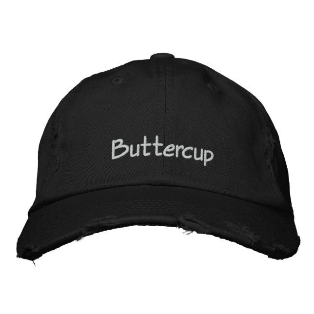 Buttercup Pet Name Cap / Hat (Front)