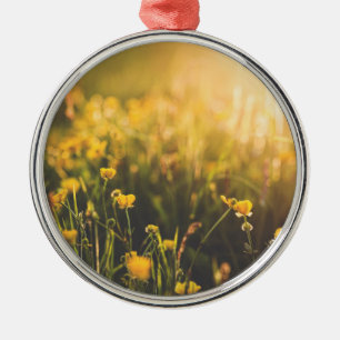 Buttercup Sundown Metal Tree Decoration