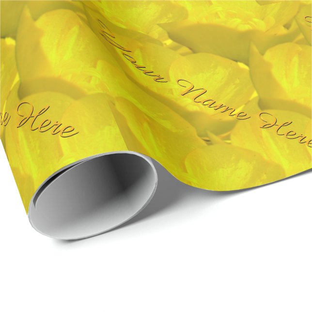 Buttercup Wrapping Paper Personalised Gift Paper (Roll Corner)