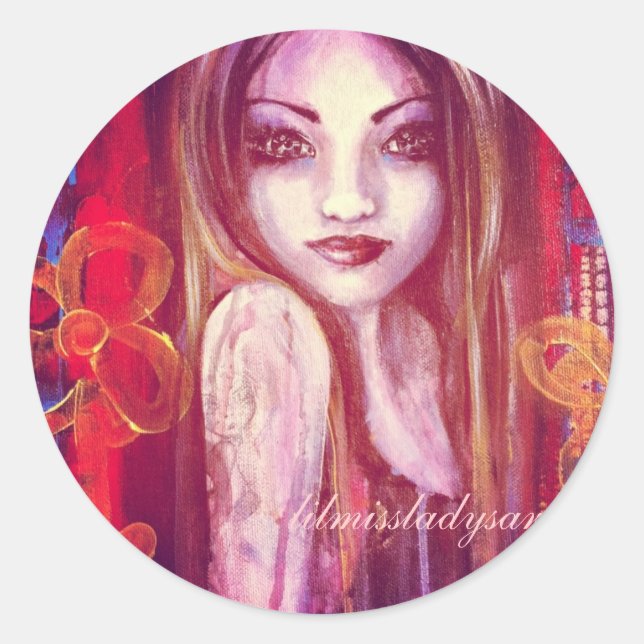 ButterCups Classic Round Sticker (Front)
